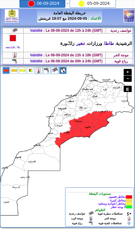 Alerte Météo de Niveau Rouge : Pluies Intenses et Orages Très Forts dans Plusieurs Régions